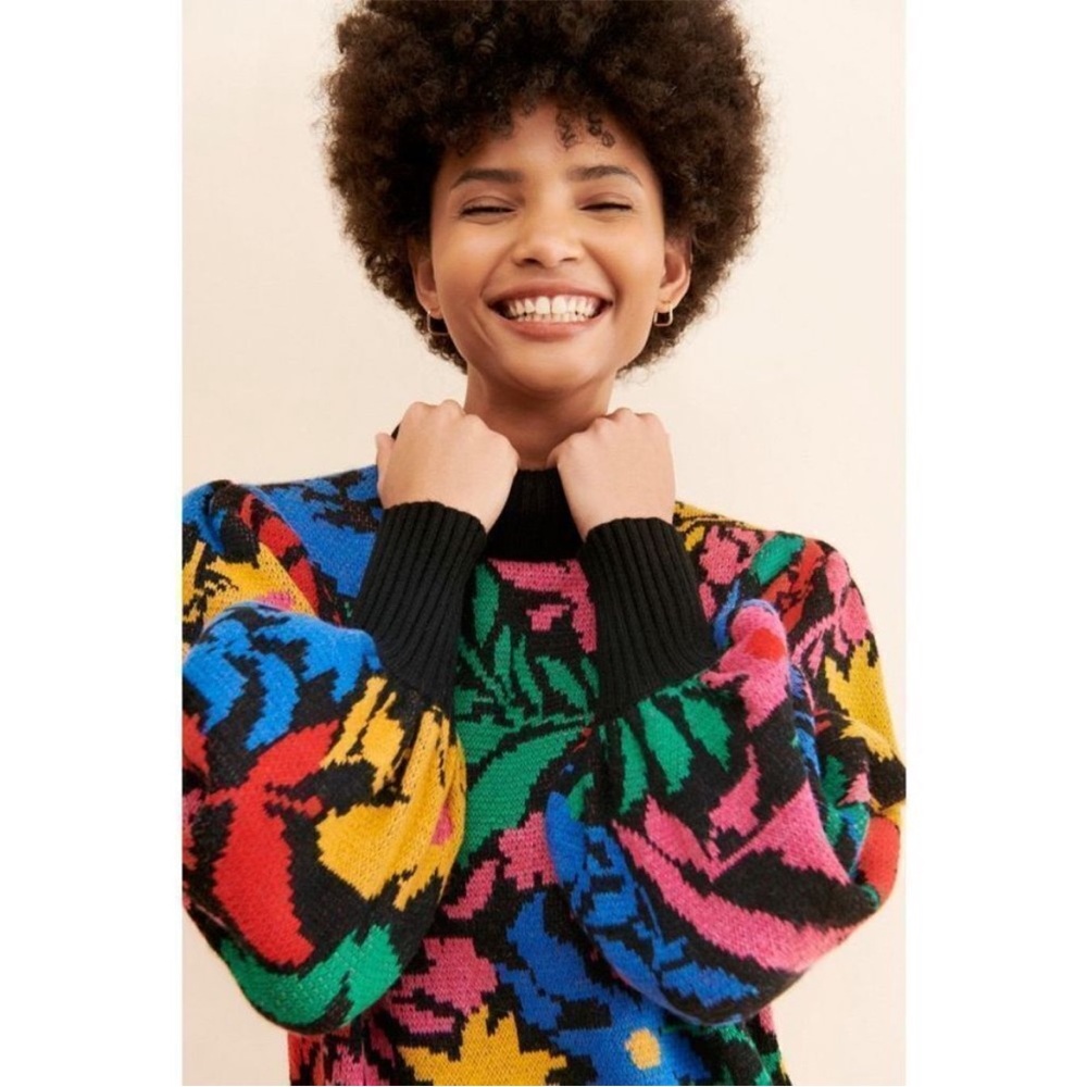 Farm Rio Sweater Dress, NWT - Picture 5 of 11